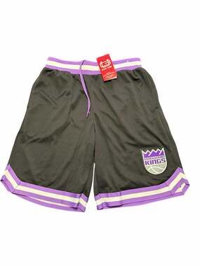 Ultra Game NBA Sacramento Kings Mesh Basketball Shorts Size L